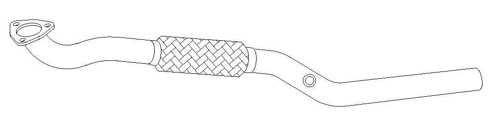 Tuyau d'échappement Vellerand 11463