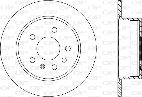 Disque de frein OPEN PARTS BDR1408.10