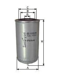 Filtre à carburant SAMPIYON FILTER CS 0149 M MB
