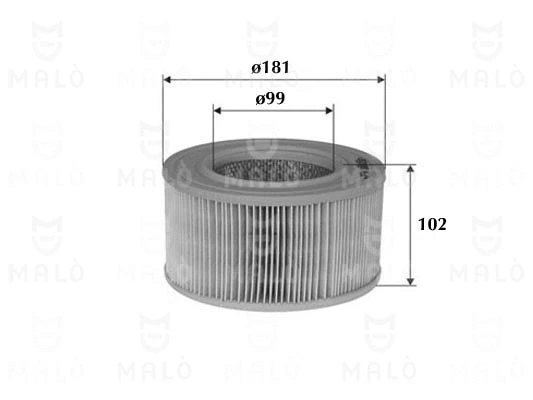 Filtre à air AKRON-MALÒ 1500517