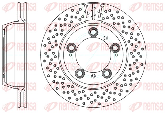 Disque de frein REMSA 61146.10