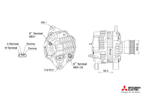 Alternateur KUTNAK AUTOMOTIVE 723453/M