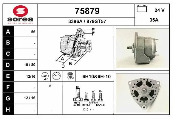 Alternateur EAI 75879