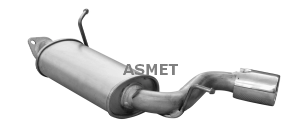 Silencieux arrière ASMET 31.008