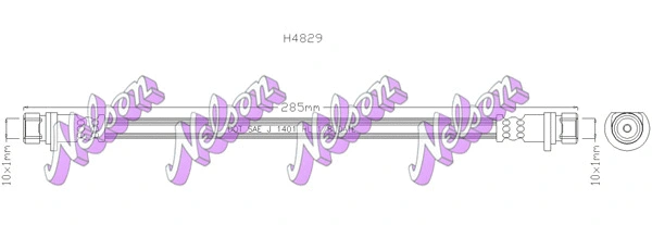 Flexible de frein KAWE H4829