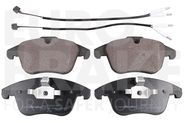Kit de plaquettes de frein, frein à disque EUROBRAKE 5502221968