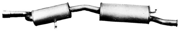 Silencieux arrière VEGAZ GmbH FTS-141