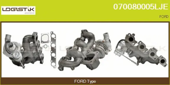 Turbocompresseur, suralimentation LGK 070080005LJE