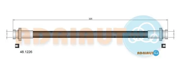 Flexible de frein ADRIAUTO 48.1226