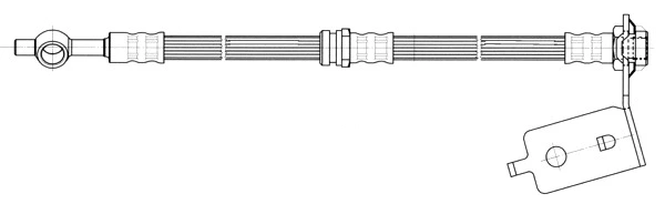 Flexible de frein CEF 512493