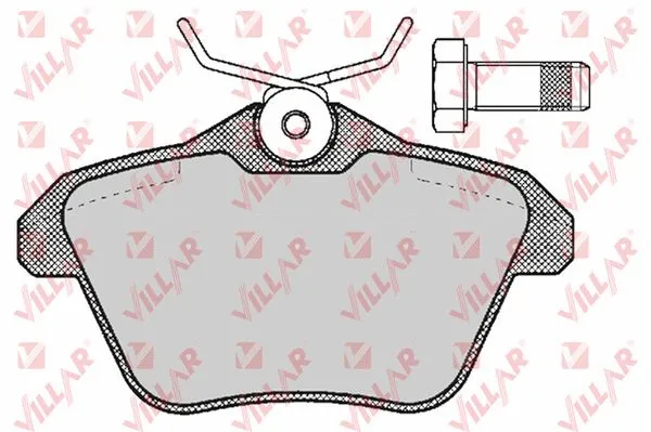 Kit de plaquettes de frein, frein à disque VILLAR 626.0298
