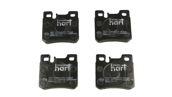 Kit de plaquettes de frein, frein à disque HART 220 172