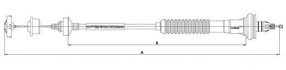 Tirette à câble, commande d'embrayage SONOVA CF00992