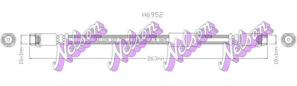 Flexible de frein KAWE H6952