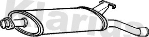 Silencieux arrière KLARIUS 220220