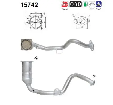 Catalyseur AS 15742