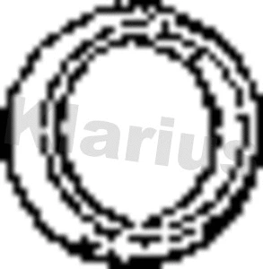 Bague d'étanchéité, tuyau d'échappement KLARIUS 410145