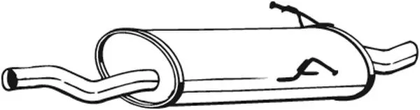Silencieux arrière BOSAL 247-193