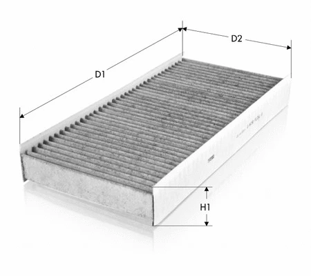 Filtre, air de l'habitacle TECNECO FILTERS CK10366C