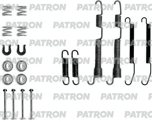 Kit d'accessoires, mâchoire de frein PATRON PSRK0092