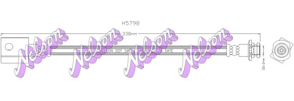Flexible de frein KAWE H5798