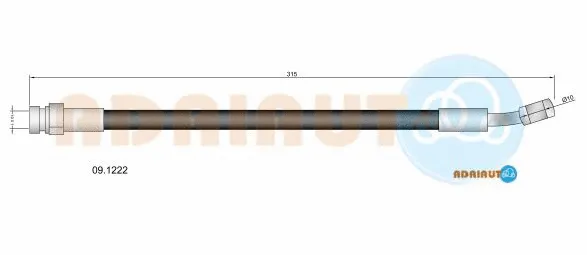 Flexible de frein ADRIAUTO 09.1222