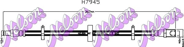 Flexible de frein KAWE H7945