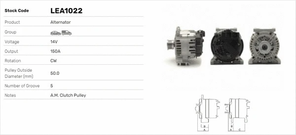 Alternateur LUSA LEA1022