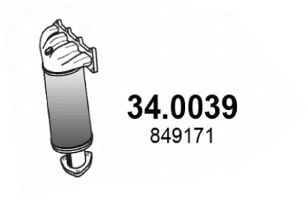 Catalyseur ASSO 34.0039