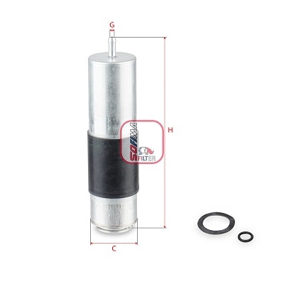 Filtre à carburant SOFIMA S 1A36 B