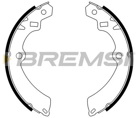 Jeu de mâchoires de frein BREMSI GF0902