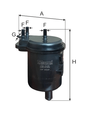 Filtre à carburant MFILTER DF 3529