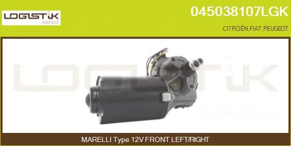 Moteur d'essuie-glace LGK 045038107LGK