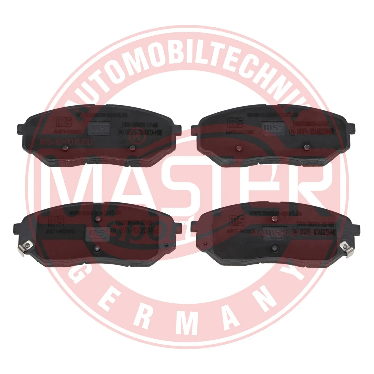 Kit de plaquettes de frein, frein à disque MASTER-SPORT GERMANY 13046136382N-SET-MS
