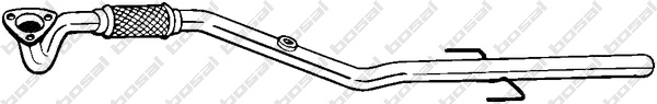 Tuyau d'échappement KLOKKERHOLM 878-375