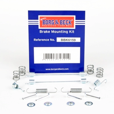 Kit d'accessoires, mâchoire de frein BORG & BECK BBK6159