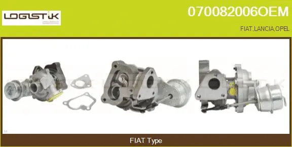Turbocompresseur, suralimentation LGK 070082006OEM