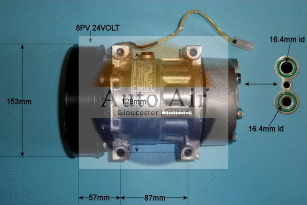 Compresseur, climatisation AUTO AIR GLOUCESTER 14-0209P