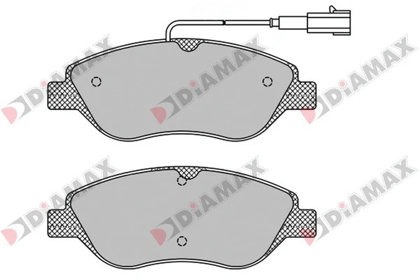 Kit de plaquettes de frein, frein à disque DIAMAX N09529