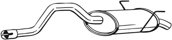 Silencieux arrière BOSAL 200-157