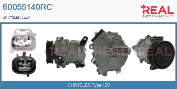 Compresseur, climatisation REAL 60055140RC