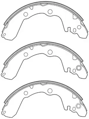 Jeu de mâchoires de frein SB BS23687