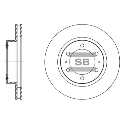 Disque de frein Hi-Q SD4098