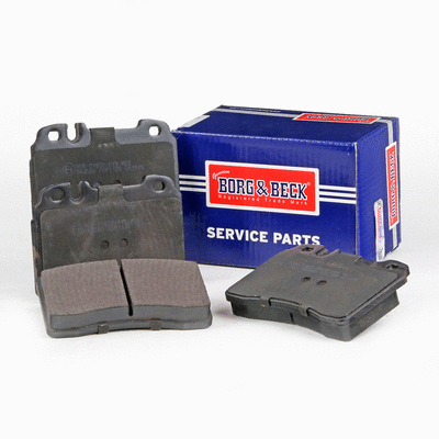Kit de plaquettes de frein, frein à disque BORG & BECK BBP1587
