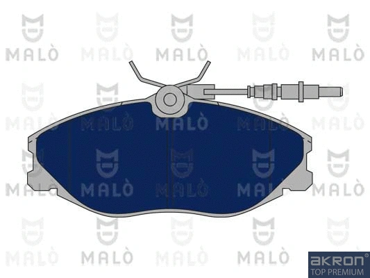 Kit de plaquettes de frein, frein à disque AKRON-MALÒ 1050980
