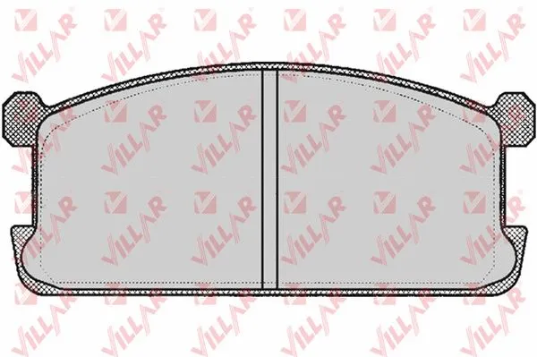 Kit de plaquettes de frein, frein à disque VILLAR 626.0254