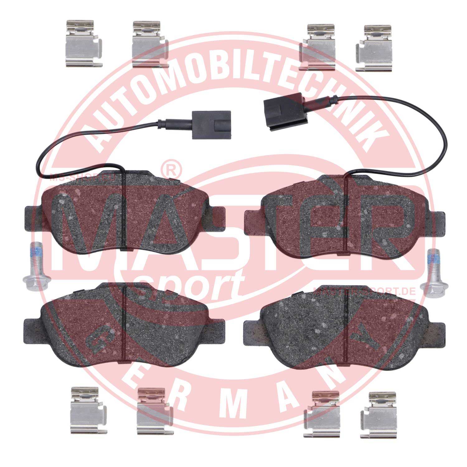 Kit de plaquettes de frein, frein à disque MASTER-SPORT GERMANY 13046038462N-SET-MS