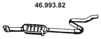 Silencieux central EBERSPÄCHER 46.993.82