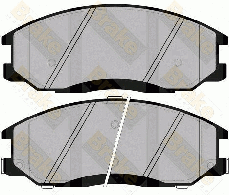 Kit de plaquettes de frein, frein à disque Brake ENGINEERING PA1349
