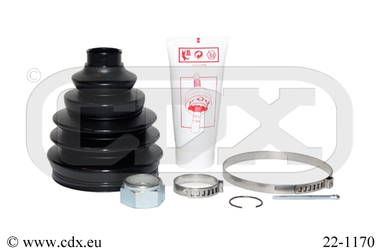 Jeu de joints-soufflets, arbre de commande CDX 22-1170